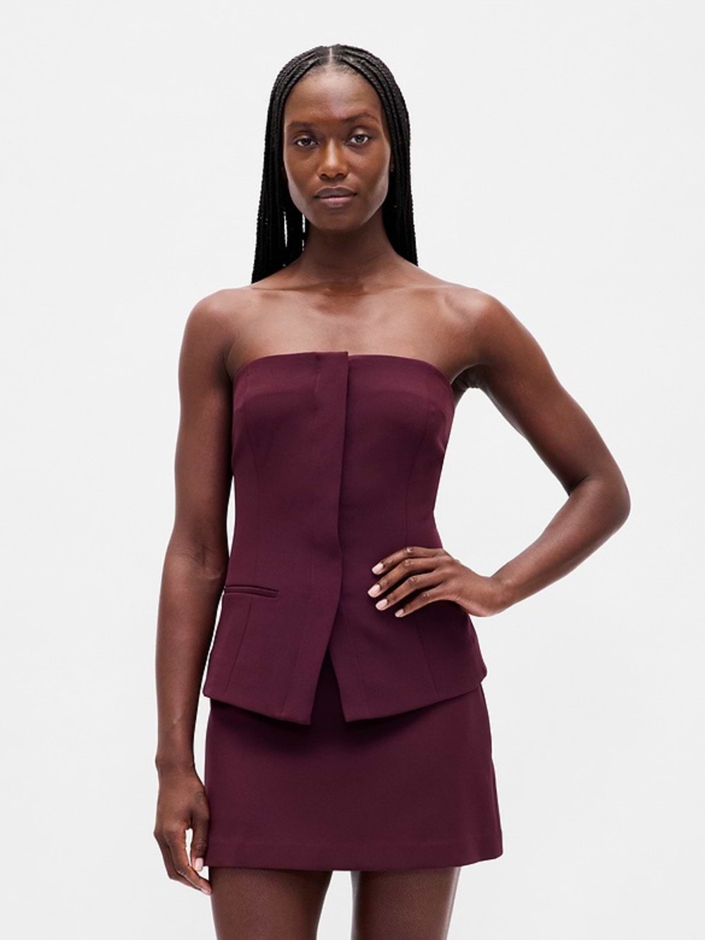 NWT GAP Strapless BiStretch Corset Top